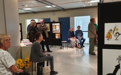 Kaxig utställning med satirtecknare på Sörmlands museum 4 – 25 september